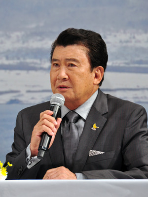 『北のカナリアたち』完成披露記者会見