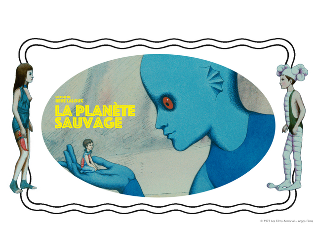 『ファンタスティック・プラネット』ステッカー　（C）1973 Les Films Armorial - Argos Films