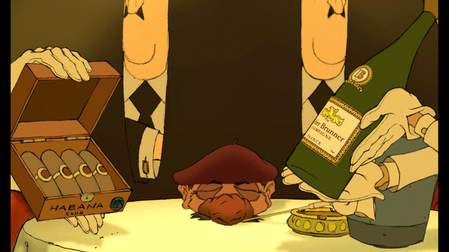 『ベルヴィル・ランデブー』（C）Les Armateurs / Production Champion Vivi Film / France 3 Cinema / RGP France / Sylvian Chomet