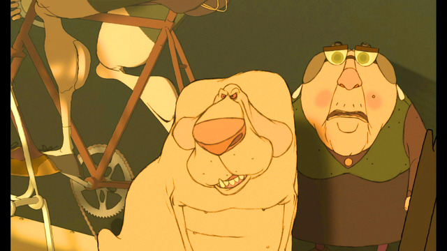 『ベルヴィル・ランデブー』（C）Les Armateurs / Production Champion Vivi Film / France 3 Cinema / RGP France / Sylvian Chomet