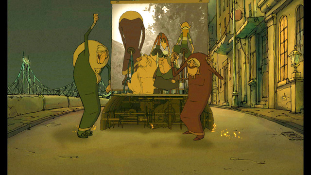 『ベルヴィル・ランデブー』（C）Les Armateurs / Production Champion Vivi Film / France 3 Cinema / RGP France / Sylvian Chomet