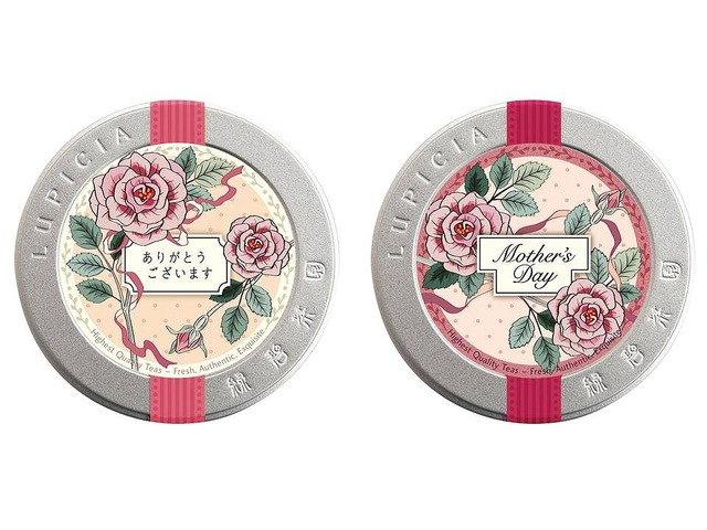 ルピシア　母の日限定ラベル缶　※お好きなお茶をお選びいただけます。※缶代(280円)を別途いただきます。※数量限定。