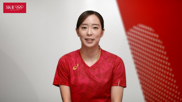 石川佳純選手 提供:SK-II