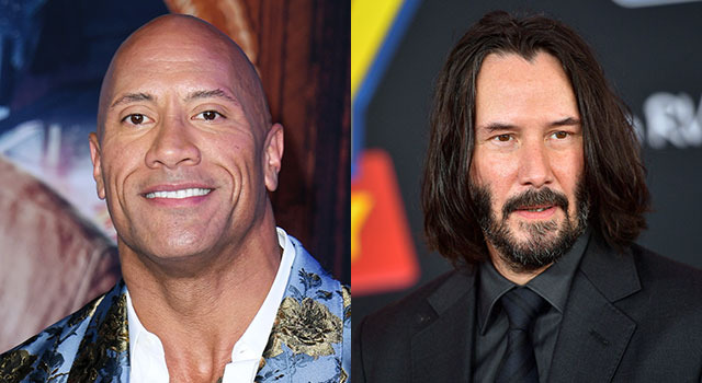 ドウェイン・ジョンソン、キアヌ・リーヴス-(C)Getty Images