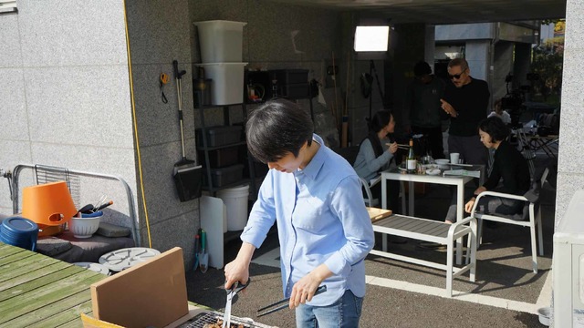 『逃げた女』メイキング（C）2019 JEONWONSA FILM CO. ALL RIGHTS RESERVED