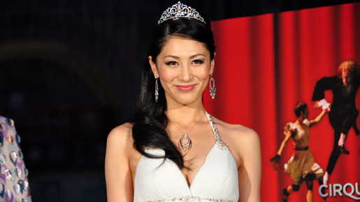 『シルク・ドゥ・ソレイユ 3D 彼方からの物語』イルミネーション点灯式　ミス・インターナショナルグランプリ吉松育美