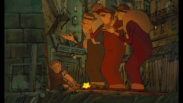 『ベルヴィル・ランデブー』（C）Les Armateurs / Production Champion Vivi Film / France 3 Cinema / RGP France / Sylvian Chomet