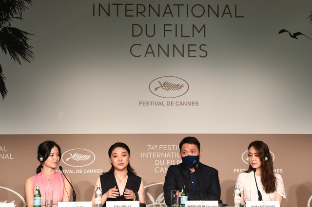 『ドライブ・マイ・カー』第74回カンヌ国際映画祭　記者会見(C) Kazuko WAKAYAMA