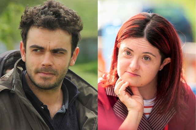 『わたしはダフネ』フェデリコ・ボンディ監督とカロリーナ・ラスパンティ (C)2019, Vivo film - tutti i diritti riservati