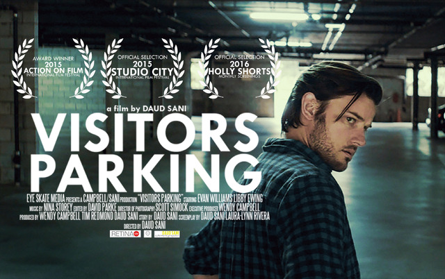 『来客用駐車スペース』（Visitors Parking）