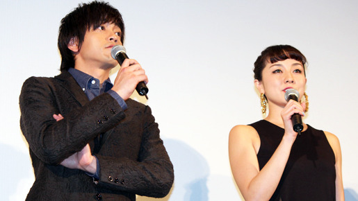 『渾身 KON-SHIN』完成披露舞台挨拶（伊藤歩、劇団EXILE・青柳翔）