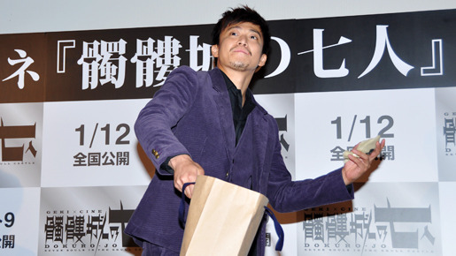 『髑髏城の七人』完成披露試写会（小栗旬）