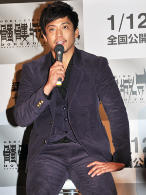 『髑髏城の七人』完成披露試写会（小栗旬）