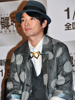 『髑髏城の七人』完成披露試写会（森山未來）