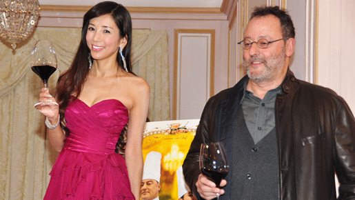 『シェフ！〜三ツ星レストランの舞台裏へようこそ〜』ジャン・レノ来日会見（川島なお美&ジャン・レノ）