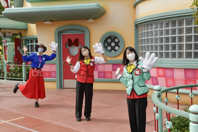 「ミニーのスタイルスタジオ」付近の様子