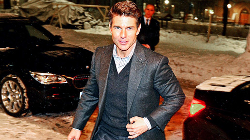 ストックホルムのローズ・クラブでのトム・クルーズ -(C) Rex Features／AFLO