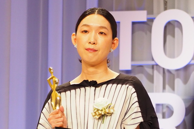 江口のりこ「東京ドラマアウォード2021」授賞式