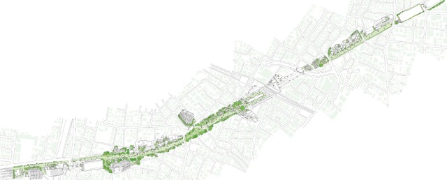 「下北線路街」全体図