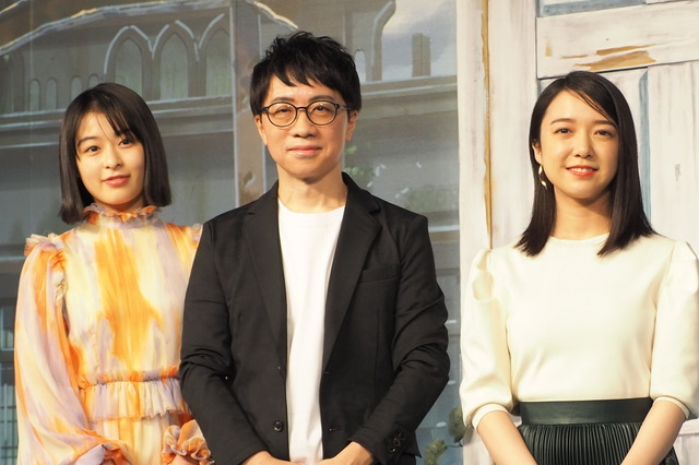 森七菜＆新海誠監督＆上白石萌音／『すずめの戸締り』製作発表会見