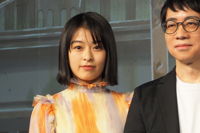 森七菜／『すずめの戸締り』製作発表会見