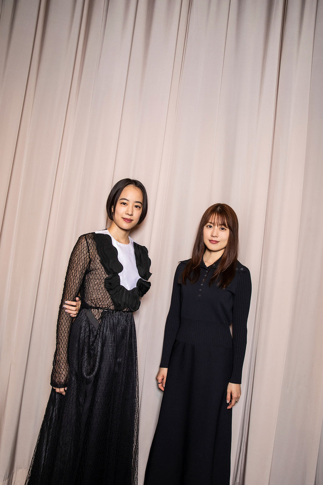 石橋静河＆有村架純「WOWOWのオリジナルドラマ 前科者 －新米保護司・阿川佳代－」／photo：Maho Korogi