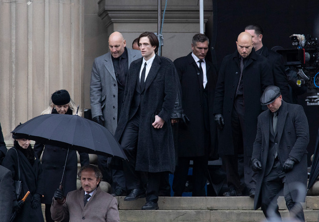 『バットマン』撮影現場の様子 Photo by Colin McPherson/Getty Images