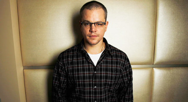 『幸せへのキセキ』のPR時のマット・デイモン -(C) ロイター／AFLO