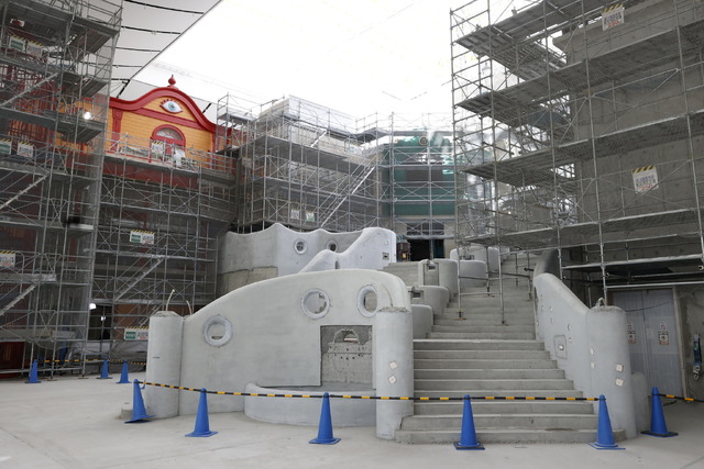 「ジブリの大倉庫」「青春の丘」工事現場（C）2022Studio Ghibli