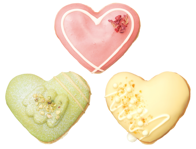 クリスピー・クリーム・ドーナツCOLOR Your Life（期間限定デザイン）各291円（お持ち帰り）販売期間：2/8～14※なくなり次第終了。