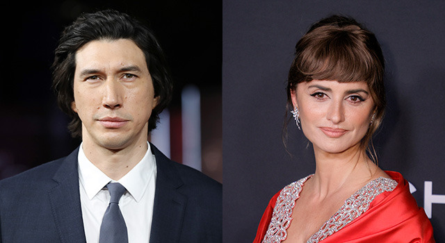 アダム・ドライバー、ペネロペ・クルス (C) Getty Images