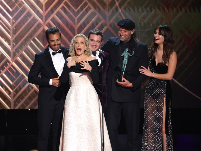 キャスト賞を受賞した『コーダ あいのうた』Robert Gauthier / Los Angeles Times via Getty Images