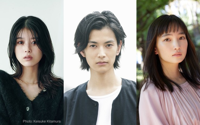 馬場ふみか、渡邊圭祐、松本妃代
