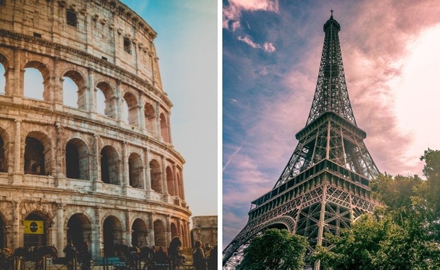 オンライン「ローマ&パリ2都市中継 名作映画のロケ地探訪ツアー」