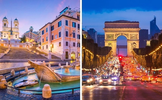 オンライン「ローマ&パリ2都市中継 名作映画のロケ地探訪ツアー」