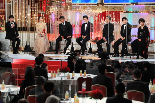 最優秀助演男優／第45回日本アカデミー賞 (C) 東京写真記者協会