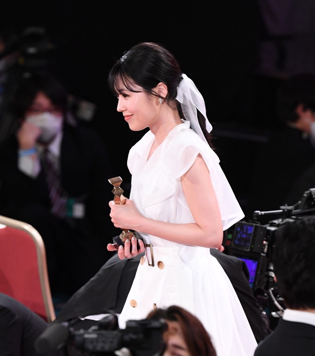 有村架純／第45回日本アカデミー賞 (C) 東京写真記者協会