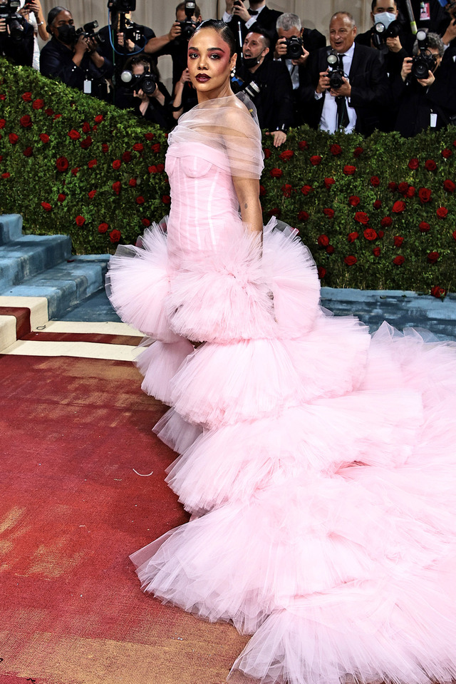 テッサ・トンプソン Photo by Dimitrios Kambouris/Getty Images for The Met Museum/Vogue