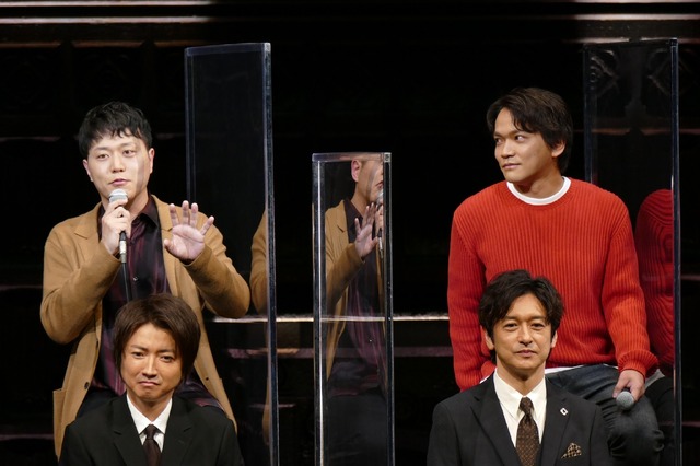 舞台「ハリー・ポッターと呪いの子」製作発表会見／ロン・ウィーズリー役のエハラマサヒロと竪山隼太