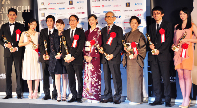 第67回「毎日映画コンクール」表彰式