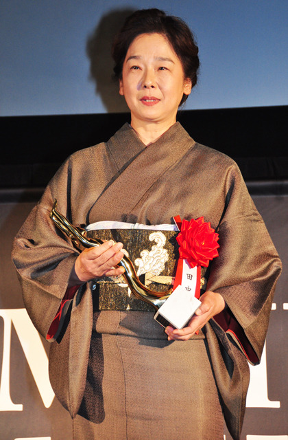 第67回「毎日映画コンクール」表彰式（田中裕子）