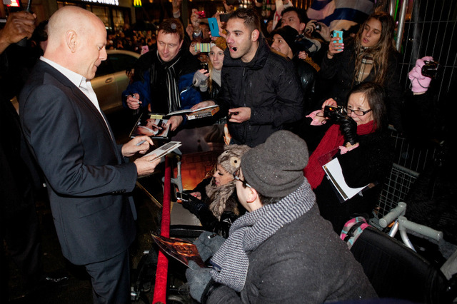 『ダイ・ハード／ラスト・デイ』ロンドン・プレミア（ブルース・ウィリス）