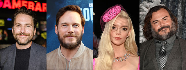 チャーリー・デイ、クリス・プラット、アニャ・テイラー＝ジョイ、ジャック・ブラック (C) Getty Images