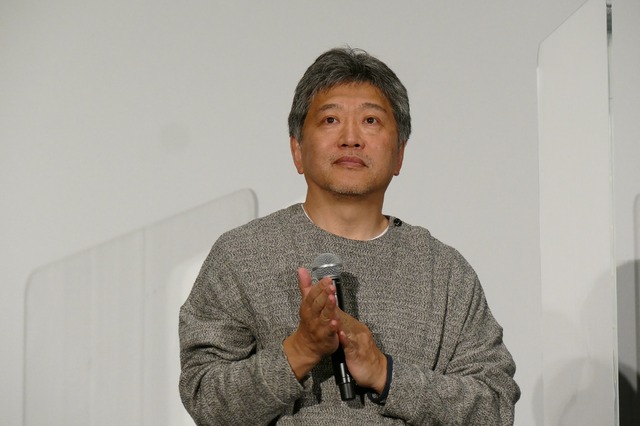 是枝裕和監督『ベイビー・ブローカー』の公開記念舞台挨拶