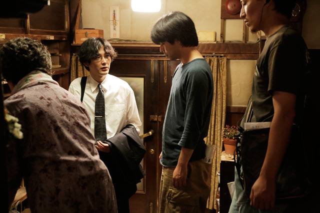 『舟を編む』撮影現場（松田龍平＆石井裕也監督）