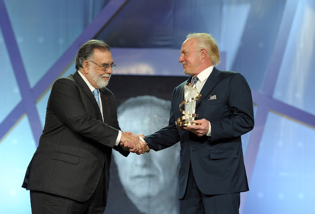 ジェームズ・カーン＆フランシス・フォード・コッポラ Photo by Dominique Charriau/Getty Images