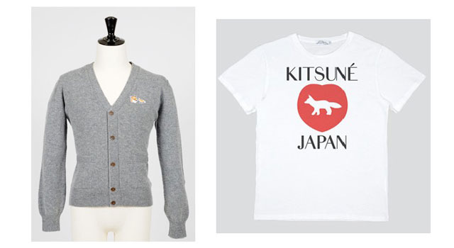  「メゾン キツネ」日本初の路面店が 2店舗同時オープン