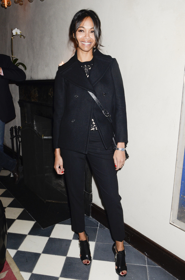 ゾーイ・サルダナ -メルセデス・ベンツ・ファッション・ウィークにてジェンツ・ローンチ・パーティに出席（ニューヨーク）-(C) Getty Images