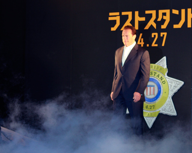 『ラストスタンド』アーノルド・シュワルツェネガー来日会見