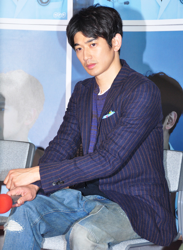 NHKドラマ「極北ラプソディ」記者会見（瑛太）